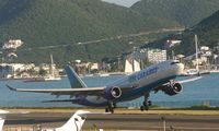 F-OFDF @ TNCM - Air caraibes A330 200 departing on runway 28 - by SHEEP GANG