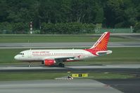 VT-SCM @ WSSS - Air India A319 VT-SCM at Singapore - by Pete Hughes