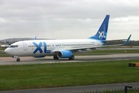 G-XLAC @ EGCC - seen @ Manchester - by castle