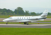 G-XLMB @ EGCC - seen @ Manchester - by castle