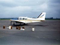 G-AYSA @ EGMC - Piper PA-23-250 Aztec Southend 1975 - by GeoffW