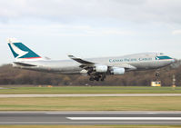 B-HUL @ EGCC - Cathay Pacific Cargo - by vickersfour