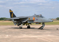 XX766 - Elvington Air Show 2003. Royal Air Force. 16 (R) Squadrons 2003 Jaguar GR1A display aircraft coded 'PE'. - by vickersfour