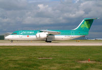 EI-CTN @ EGCC - Aer Lingus BAe 146-300 (c/n E3169). - by vickersfour