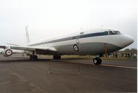 A20-261 @ MHZ - Boeing 707-368C of 33 Squadron Royal Australian Air Force on display at the 1991 RAF Mildenhall Air Fete. - by Peter Nicholson