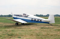 G-BJFM @ EGTC - Jodel D-120 Paris-Nice at Cranfield Airfield, UK in 1994 for the PFA Rally. - by Malcolm Clarke