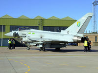 ZJ916 @ EGQL - Typhoon FGR.4 From 3sqn - by Mike stanners