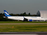 OH-LKO @ EGCC - Finnair, Embraer ERJ-190-100LR - by Chris Hall