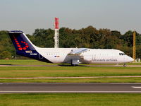 OO-DWI @ EGCC - Brussels Airlines - by Chris Hall