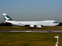 B-LID @ EGCC - Cathay Pacific Cargo - by Chris Hall