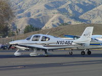 N104BZ @ POC - Parked in transient parking - by Helicopterfriend