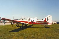 XX688 @ EGDM - Bulldog T.1, callsign UAJ 57, of Liverpool University Air Squadron on display at the 1992 Air Tournament Intnl at Boscombe Down. - by Peter Nicholson