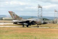 ZA456 @ EGQS - Tornado GR.1B of 617 Squadron taxying to Runway 23 at Lossiemouth in the Summer of 1994. - by Peter Nicholson