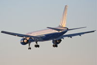 N516UA @ KORD - United Airlines  Boeing 757-222, N516UA, UAL136, arriving RWY 28 KORD from KSFO. - by Mark Kalfas