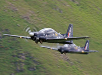 ZF264 - Royal Air Force Tucano T1 (c/n S53/T48). Operated by 76 (R) Squadron coded 'MP-Q' with name 'Queenie'. Taken at Dunmail Raise, Cumbria. - by vickersfour