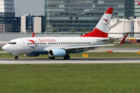 OE-LNN @ LOWW - Austrian THE BOEING COMPANY 737-7Z9, c/n: 30418 beacon - by Jetfreak