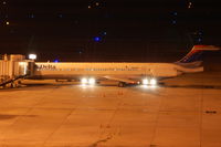 N919DE @ IAH - N919DE parked at a north side Term A gate - by AJ Heiser