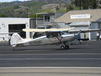 N1748D @ SZP - 1951 Cessna 170A, Continental C145 145 Hp, taxi - by Doug Robertson