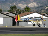 N53271 @ SZP - Ryan Aeronautical ST-3KR as PT-22, Kinner R5-540-1 160 Hp radial, takeoff climb Rwy 04 - by Doug Robertson