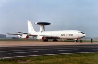 LX-N90450 @ MHZ - NATO Airborne Early Warning Force's Sentry on display at the 1991 RAF Mildenhall Air Fete. - by Peter Nicholson