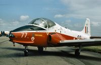 XW404 @ BLK - Jet Provost T.5 of 1 Flying Training School on display at the 1978 Blackpool Airshow. - by Peter Nicholson