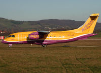 OE-LJR @ LFLS - Lining up rwy 09 for departure... - by Shunn311