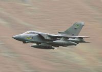 ZD749 - Royal Air Force Tornado GR4 (c/n BS130). Operated by the Marham Wing wearing 9 Squadron markings, coded '097'. Thirlmere, Cumbria. - by vickersfour