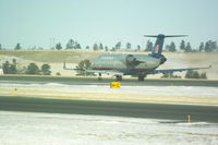 N941SW @ KBIL - Bombardier CL-600 - by cliffpov
