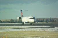 N423SW @ KBIL - Bombardier CL-600 - by cliffpov