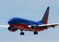 N460WN @ DAL - Landing at Love Field.