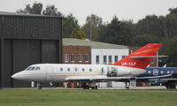 UR-CLF @ EGHH - FALCON 20 at Cobham Aviation October 2009 - by Uzzy