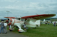 CF-RXE @ KAWO - Stinson Reliant, named Mother Goose, at Arlington airfield, WA. Summer 1997. - by Henk van Capelle