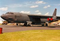 58-0203 @ MHZ - B-52G Stratofortress High 'n Mighty, callsign Risky 06,  of 34th Bomb Squadron/366 Wing on display at the 1993 Mildenhall Air Fete. - by Peter Nicholson