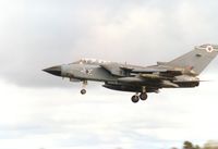 ZA409 @ EGQS - Tornado GR.1B of 12 Squadron landing at Lossiemouth in April 1996. - by Peter Nicholson