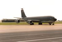 63-8003 @ MHZ - KC-135R Stratotanker of 351st Air Refuelling Squadron/100th Air Refuelling Wing on display at the 1993 Mildenhall Air Fete. - by Peter Nicholson