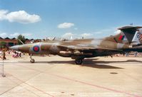 XX900 @ MHZ - Buccaneer S.2B of 12 Squadron based at RAF Lossiemouth on display at the 1993 Mildenhall Air Fete. - by Peter Nicholson