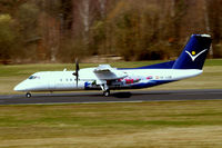 OE-LSB @ EDNY - DHC-8Q-314 Dash 8 [525] (Intersky) Friedrichshafen~D 03/04/2009. Seen departing. - by Ray Barber