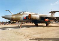 XX900 @ MHZ - Buccaneer S.2B of 12 Squadron at RAF Lossiemouth on display at the 1993 Mildenhall Air Fete. - by Peter Nicholson