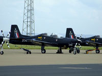 ZF240 @ EGXU - 1 FTS Tucano on the flightline at it's home at Linton on ouse - by Mike stanners