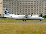 D-BKIM @ LFPG - Cirrus Airlines. DHC-8 314 (c/n 356). - by vickersfour