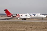 S5-AAD @ EDDF - Adria Airways Canadair Regional Jet CRJ200LR departing EDDF via RW18W - by Friedrich Becker