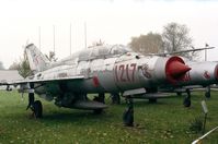 1217 - Mikoyan i Gurevich MiG-21U MONGOL of the polish air force at the Muzeum Lotnictwa i Astronautyki, Krakow - by Ingo Warnecke