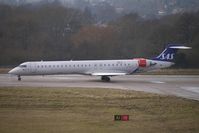 OY-KFG @ EGBB - SAS CLRJ900 departing BHX - by Terry Fletcher