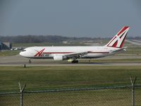 N750AX @ KCVG - The only downside to spotting at CVG is that you're pretty much limited to one kind of shot.