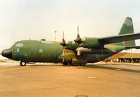 64-0504 @ MHZ - C-130E Hercules from the 317th Airlift Wing at Pope AFB on deployment to Mildenhall on display at the 1992 Mildenhall Air Fete. - by Peter Nicholson