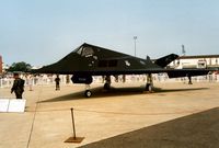 85-0830 @ MHZ - Another view of the 37th Fighter Wing Nighthawk on display at the 1992 Mildenhall Air Fete. - by Peter Nicholson