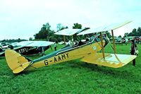 G-AAMY @ EGTH - American Moth Corp. DH.60GMW Gipsy Moth [86] Old Warden~G 11/07/1982. Seen at Old Warden in 1982 home of The Shuttleworth Trust. - by Ray Barber