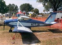 N77JA @ KLAL - Stits (Archibald) SA-11-A Playmate outside the ISAM (International Sport Aviation Museum) during Sun 'n Fun 2000, Lakeland FL