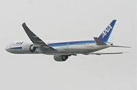 JA733A @ KLAX - ANA Boeing 777-381 (ER), 25R departure KLAX. - by Mark Kalfas