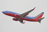 N402WN @ KLAX - Southwest Boeing 737-7H4, 25R departure KLAX. - by Mark Kalfas